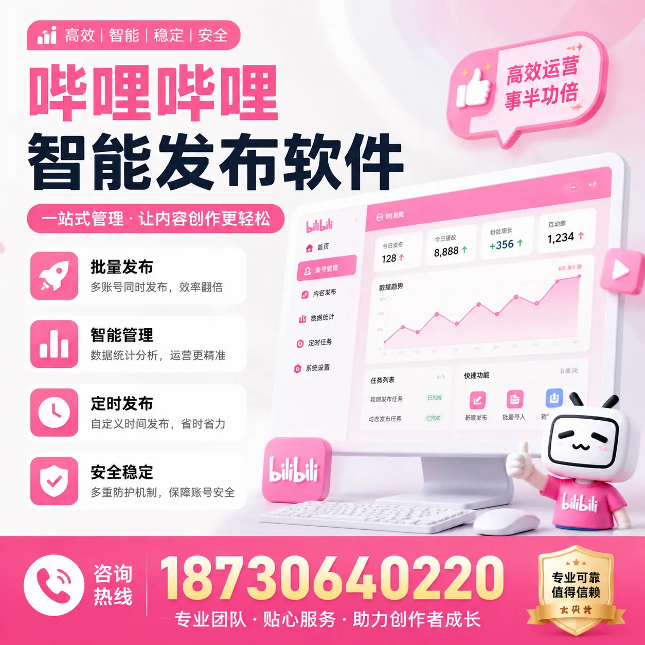 如何评估哔哩哔哩智能发布软件的ROI?银川 企业必读